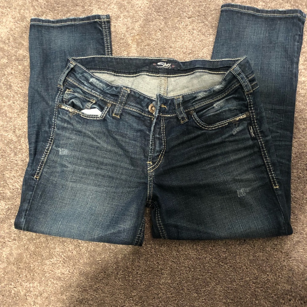 Silver Elyse Capris size 29 like new